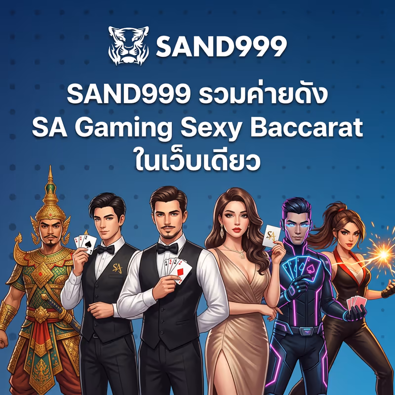 SAND999 รวมค่ายดัง SA Gaming Sexy Baccarat ในเว็บเดียว